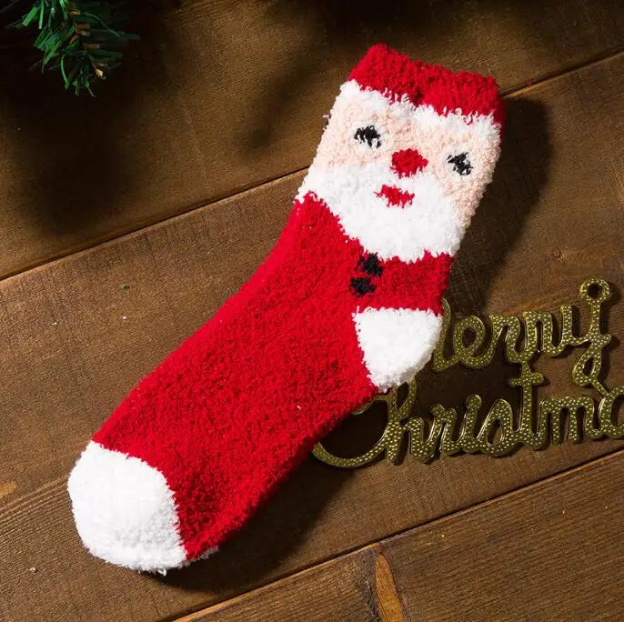 Cozy Christmas Fleece Socks – Ultra Soft, Warm & Fluffy Winter Lounge Socks
