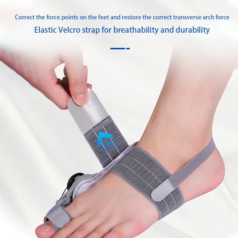 Adjustable Corrector with Rotatable Knob – Day & Night Hallux Valgus Relief (Unisex)