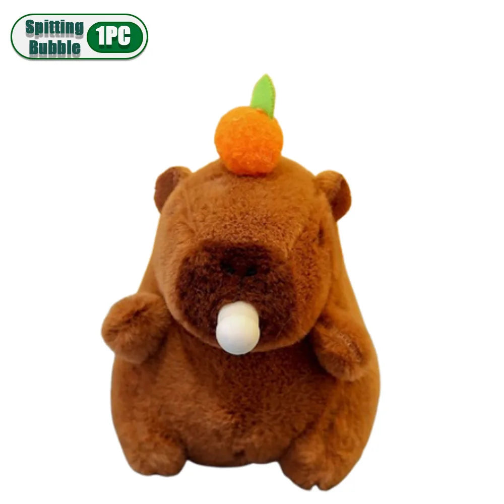 Plush Capybara Keychain – Cute Wagging Tail Toy Pendant for Bags, Keys & Gifts (1-20Pcs)