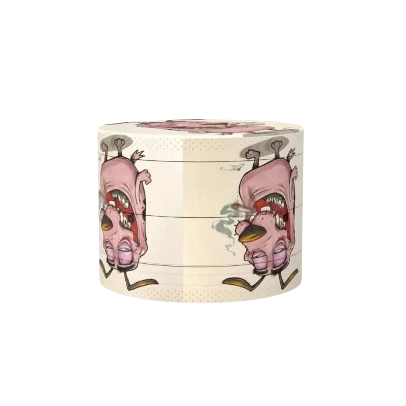 2-Inch Zinc Alloy Herb Grinder – Courage Pattern Spice & Tobacco Crusher