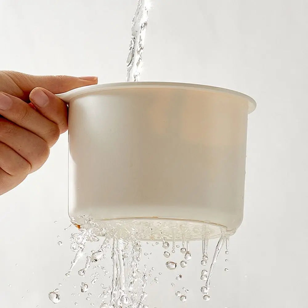 Press-to-Empty Sink Strainer Basket – Hanging Kitchen Drain Filter with Detachable Bottom