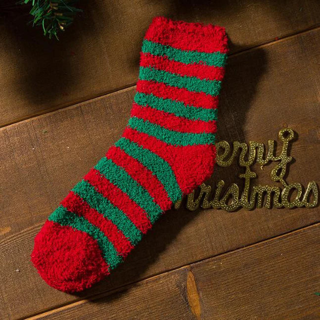 Cozy Christmas Fleece Socks – Ultra Soft, Warm & Fluffy Winter Lounge Socks