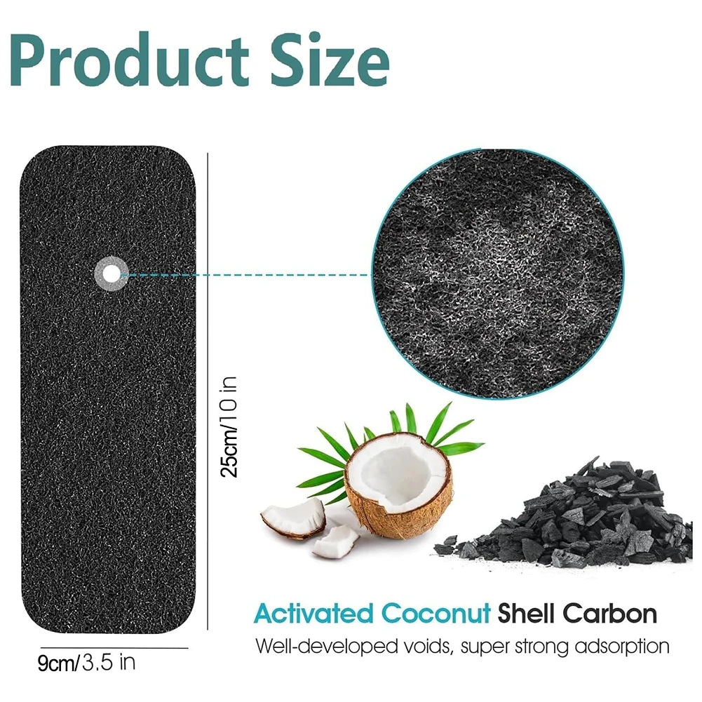 Activated Carbon Ceiling Fan Filters (Pack of 10) 🌀 – Breathe Better, Live Fresher