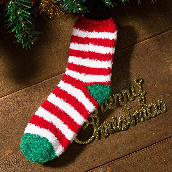 Cozy Christmas Fleece Socks – Ultra Soft, Warm & Fluffy Winter Lounge Socks