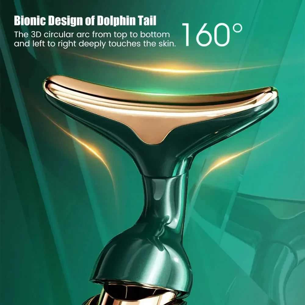 3-in-1 Facial Lifting & Tightening Massager – EMS Face, Neck & Eye Beauty Device