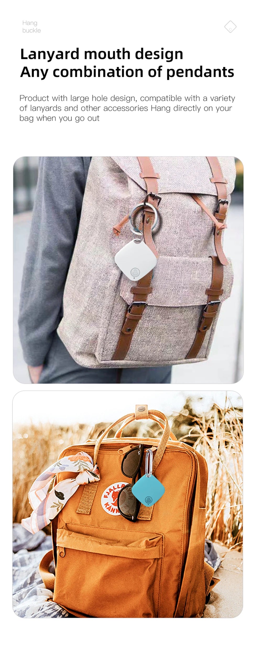 SmartFinder Bluetooth Tracker – Anti-Lost GPS Tag for Keys, Pets, Wallets & More