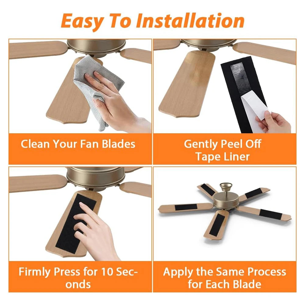 Activated Carbon Ceiling Fan Filters (Pack of 10) 🌀 – Breathe Better, Live Fresher