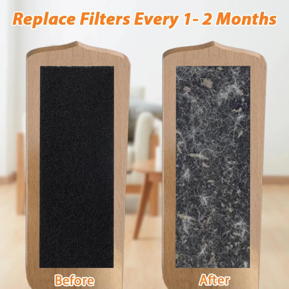 Activated Carbon Ceiling Fan Filters (Pack of 10) 🌀 – Breathe Better, Live Fresher