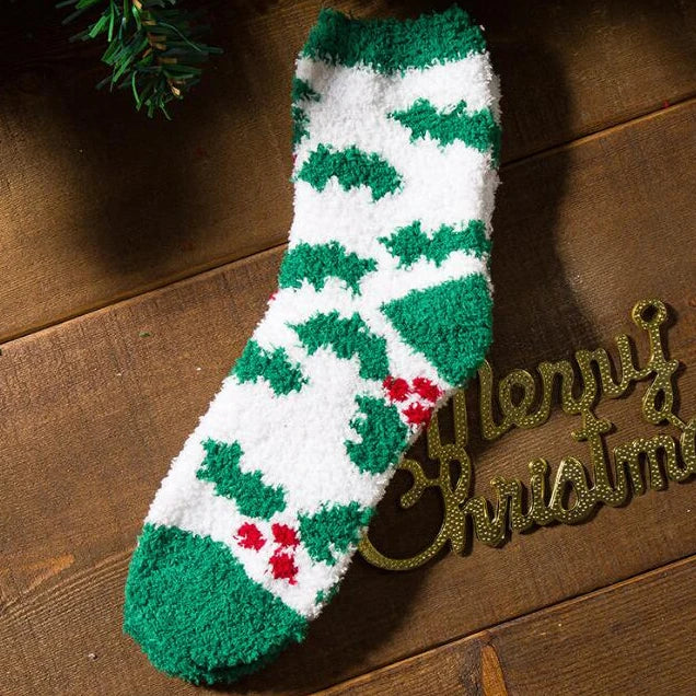 Cozy Christmas Fleece Socks – Ultra Soft, Warm & Fluffy Winter Lounge Socks