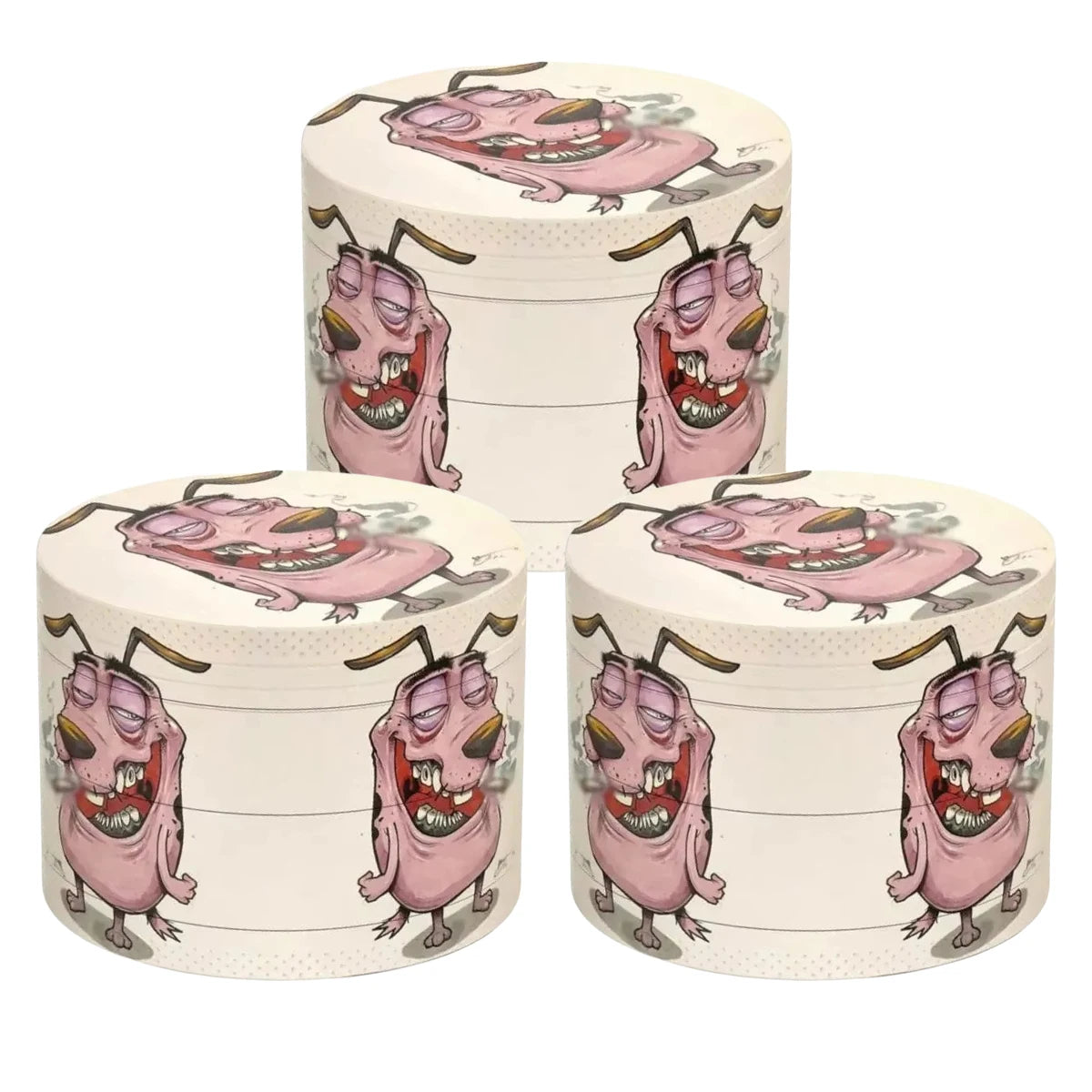 2-Inch Zinc Alloy Herb Grinder – Courage Pattern Spice & Tobacco Crusher