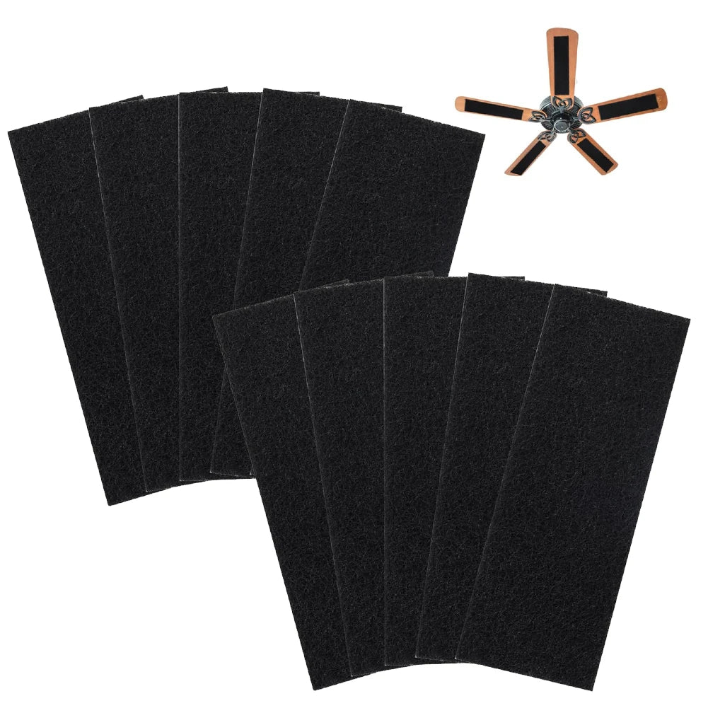 Activated Carbon Ceiling Fan Filters (Pack of 10) 🌀 – Breathe Better, Live Fresher