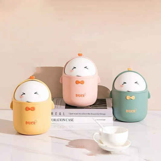 Mini Desktop Trash Can with Lid – Cute, Clean & Compact