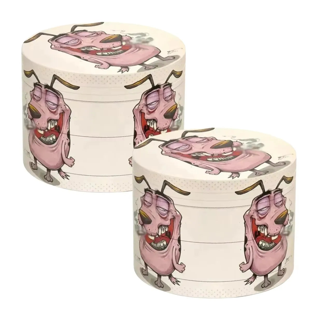 2-Inch Zinc Alloy Herb Grinder – Courage Pattern Spice & Tobacco Crusher