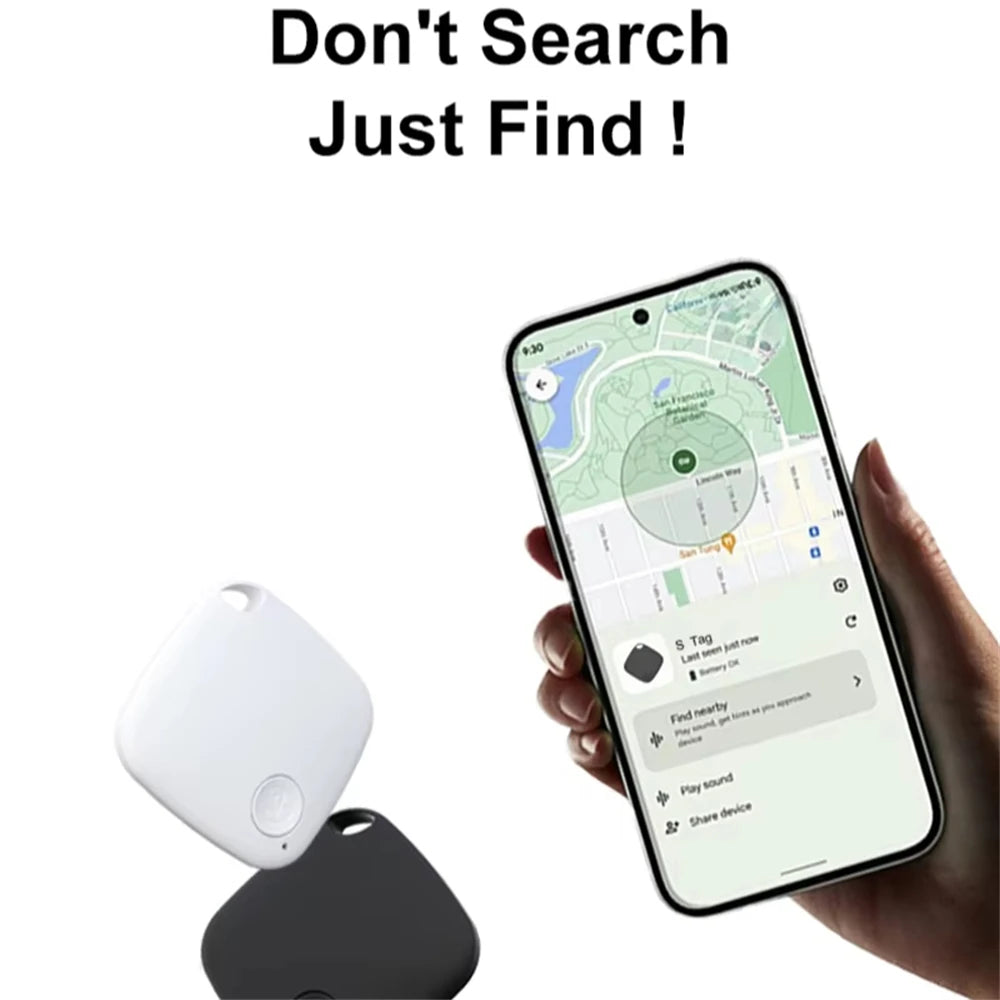 SmartFinder Bluetooth Tracker – Anti-Lost GPS Tag for Keys, Pets, Wallets & More