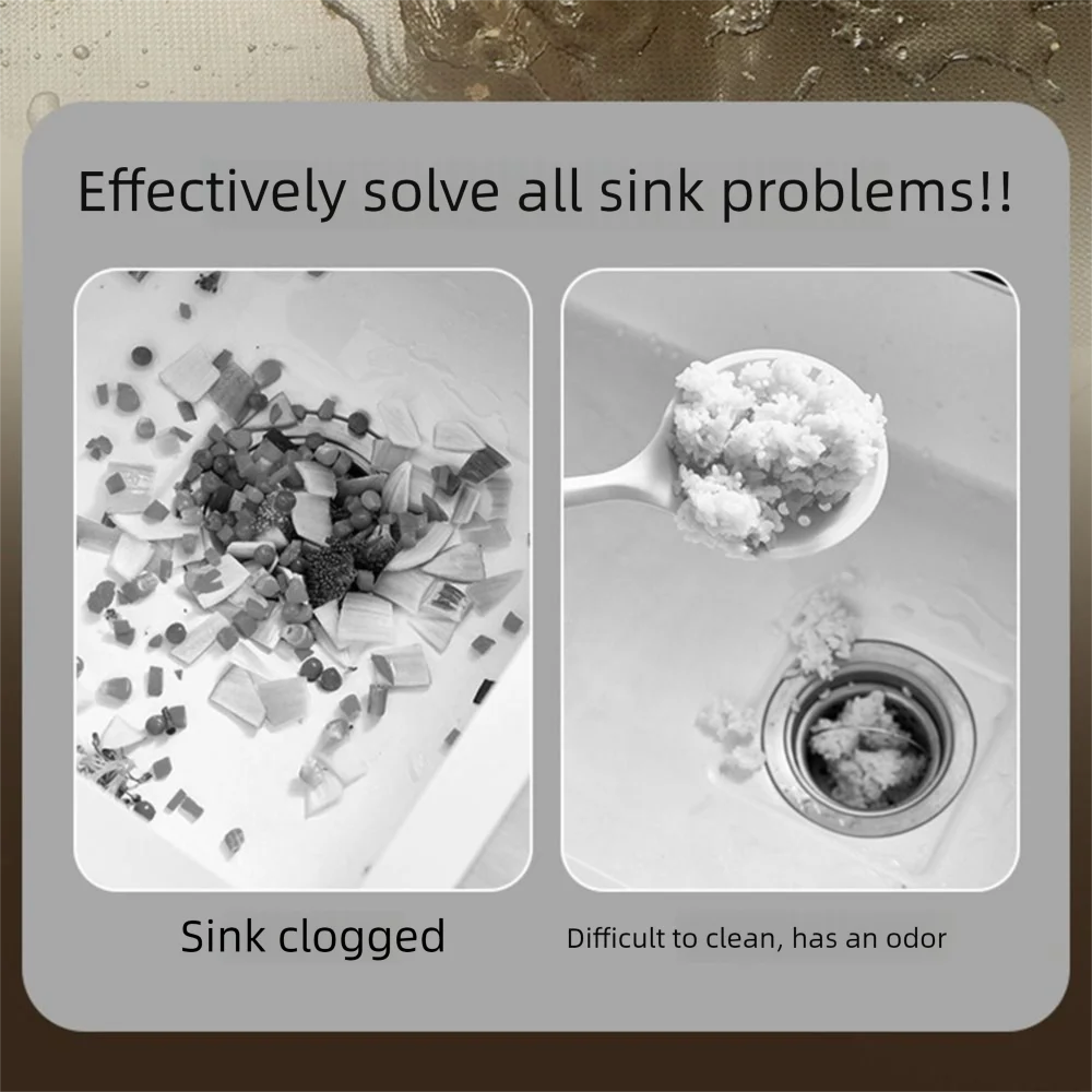 Press-to-Empty Sink Strainer Basket – Hanging Kitchen Drain Filter with Detachable Bottom