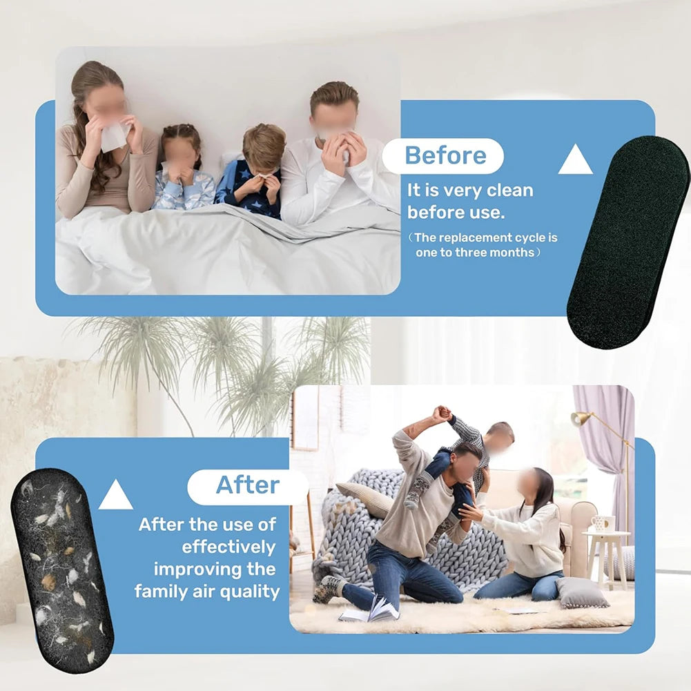 Activated Carbon Ceiling Fan Filters (Pack of 10) 🌀 – Breathe Better, Live Fresher